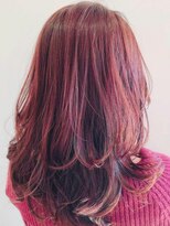 キートス ヘアーデザインプラス(kiitos hair design +) ピンクモーヴ☆レイヤーカット
