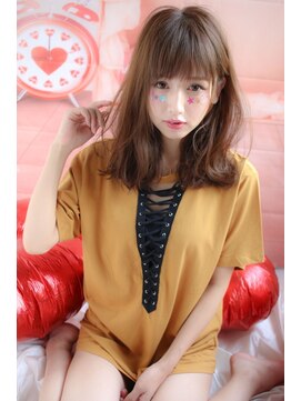 マーリャヘアー(mallia hair) くびれ外ハネミディアム