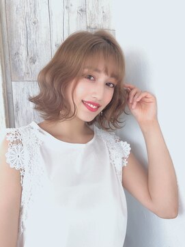 ソラナヘアサロン 江戸川台店(solana) 波巻きウェーブボブ