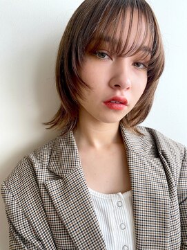 ガレージ バイ グリーン 原宿 表参道(Garage by green) 【loki】ミニウルフ×サンドベージュ