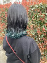 ネオヘアー 曳舟店(NEO Hair)&nbsp;裾ターコイズグリーン【クゴウ】