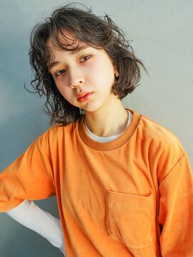 カンナ(Canna) スパイラルパーマ/ふんわりカール/ショコラアッシュ/髪質改善