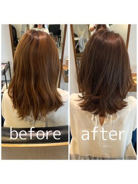 スピカ(SPICA) 【ケアカラーコース】お客様施術事例