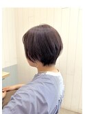 伸ばしかけショートボブ/前下がり/ハンサムショート