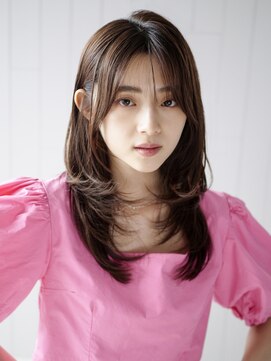 アイティーバイアルバム 松戸店(IT by ALBUM) レイヤーセミロング_グレーベージュレイヤーロング_9627