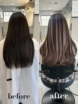 リリー(Lilley) 【lilley 稲永麻衣】エクステ+ハイライトカラー+天神韓国ヘア