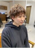 ツーブロックショートヘアパーマスパイラルパーマベリーショート