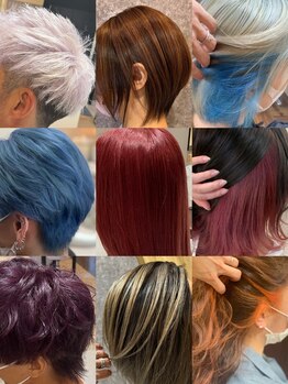 ルクール 喜多町店(Le Coeur)の写真/【あなたのお気に入りカラーへ★】あなたのイメージしたカラーを叶えます！キレイに染め上げて色持ちも◎
