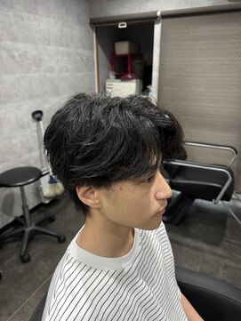 ミオ(Mio) 滋賀/南草津/メンズ美容室/波巻きツイストスパイラルパーマ