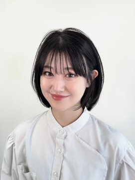 ジュネス 銀座(JYUNESU) 顔周り小顔カットボブレイヤーイルミナ透明感10代20代30代銀座