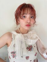 サンチャサロン(sancha salon) パーマウルフのアップアレンジ