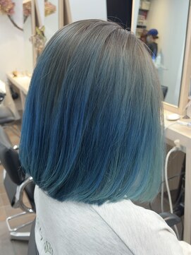 サロンドジョー(salon de joe) ケアブリーチダブルカラーインナーカラーハイトーン髪質改善