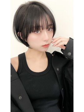 ゴカン バイ ジル ブラン 名古屋(Gokan by JIL BLAN) ハイライトバレイヤージュダブルカラーショートカット30代40代