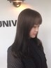 カット＋前髪ストレート　￥9020