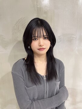 シェノン 表参道(CHAINON) aespa カリナ風 ハッシュカットスタイル