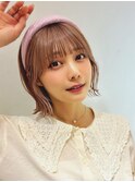 熊本　くびれボブアレンジ　韓国風　くびれ巻き　Arisa.