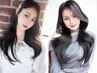 【簡単に憧れの韓国ヘアに♪】　顔まわりカット＋くびれコテ巻き ￥3300