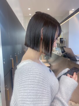 ロンドクロエ 横浜(Lond Chloe) ミニウルフレイヤーカット顔周りカット前髪カット韓国ボブ/横浜