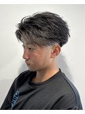 フェザーショート　フェザーパーマ　メンズパーマ　メンズカット