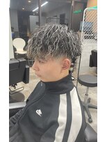 ハーツ バイ レックス 中野(HEARTS by rex)&nbsp;ハイライトパーマ ツイスパ