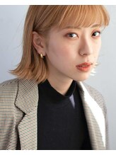 ロッソ ヘアアンドスパ 六町店(Rosso Hair&SPA) ハイトーンぱっつんボブ