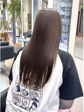 ザ パス 警固店(the path) 酸性ストレートでまとまる艶髪