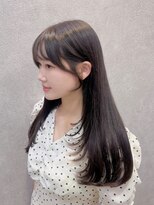 ロンド フィーユ(Lond fille)&nbsp;くびれヘア/アプリコットオレンジ/髪質改善/縮毛矯正/前髪/銀座