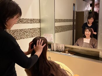 シャイン(Shine)の写真/大人女性の髪に寄り添ったご提案×落ち着いた空間であなたの理想を一緒に叶えます♪【白髪/リタッチ】