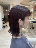 アッシュ 仙川店(Ash)&nbsp;切りっぱなし外ハネボブ ショート伸ばしかけ 20代30代40代50代