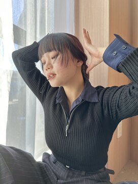 オン キャナルシティ博多前店(on) 【哉汰】ボルドーカラー/デザインカラー/ミディアムレイヤー20代