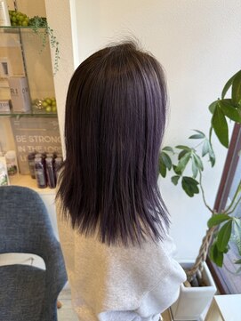 美粧ほそや 横浜反町 ヴァイオレットカラー#横浜#反町#東神奈川#ダブルカラー