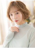 外国人風ハイトーンカラーボブウルフマッシュh4浦和20代30代40代
