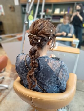 クレップスヘアーヒマワリ(CRE'PS HAIR HIMAWARI) 編みおろし