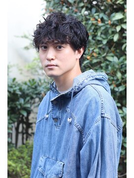 ブークル(boucle) メンズパーマ ナチュラルパーマ 刈り上げないショート