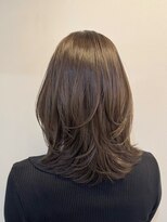 ムード(MOOD,)&nbsp;イメチェン/ピンクベージュ/アンブレラカラー/前髪/銀座駅