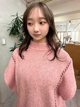 リアン(Lien) ブリーチなしダブルカラー/モカブラウン/レイヤーカット