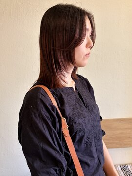 ヒントステーション(HINTSTATION) 〈浅草美容室〉ミディアム×顔まわりレイヤー