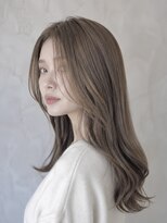 ジールサロン つくば本店 ロングレイヤー ベージュカラー 10代 20代 30代