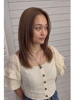 ルイス 宝塚(Luis)&nbsp;LUIS20代30代フェイスレイヤーやわらかブラウン艶カラー