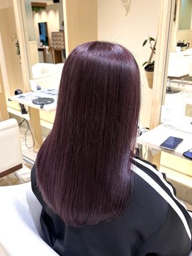 シアン 栄店(CYAN.) 1ブリーチでできる!大人可愛いpink purple