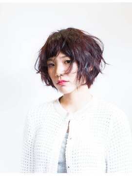 ニコヘアー(niko hair) アカボブ♪
