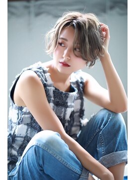 マイティ バイ エイチ(mighty by H) 【mighty】センターパート×ブランジュ