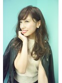 大人ウェーブ　セミロング　テラバイアフロート　二子玉川