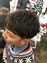 リリーヘアサロン(LILY hair salon) 後ろまで２ブロックのマッシュスタイル