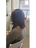 【大人かわいい】小顔切りっぱなしボブ 人気ロブ