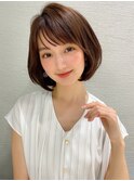 松宮錦糸町/モカベージュ/ココアベージュ/ゆるふわ/シアーカラー