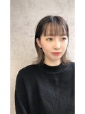 耳かけぱつっとボブ