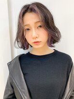 ダリー 発寒南店(Dali) ラベンダーグレージュハイライト◆フェイスフレーミングボブ