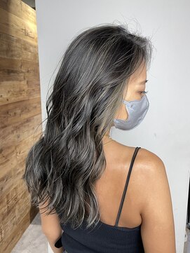 フォーク(FOLK) KASUMI グレージュ×コントラストハイライト 【FOLK 恵比寿】