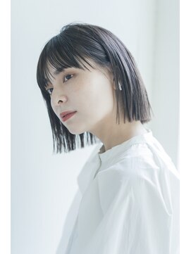 ガーデン タチカワ(garden tachikawa) 20代30代大人かわいいうる艶髪抜け感ヘア切りっぱなしミディアム